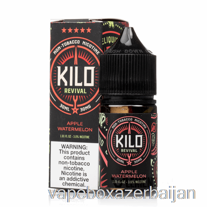 Vape Smoke Apple Watermelon - KILO Revival Salts - 30mL 30mg